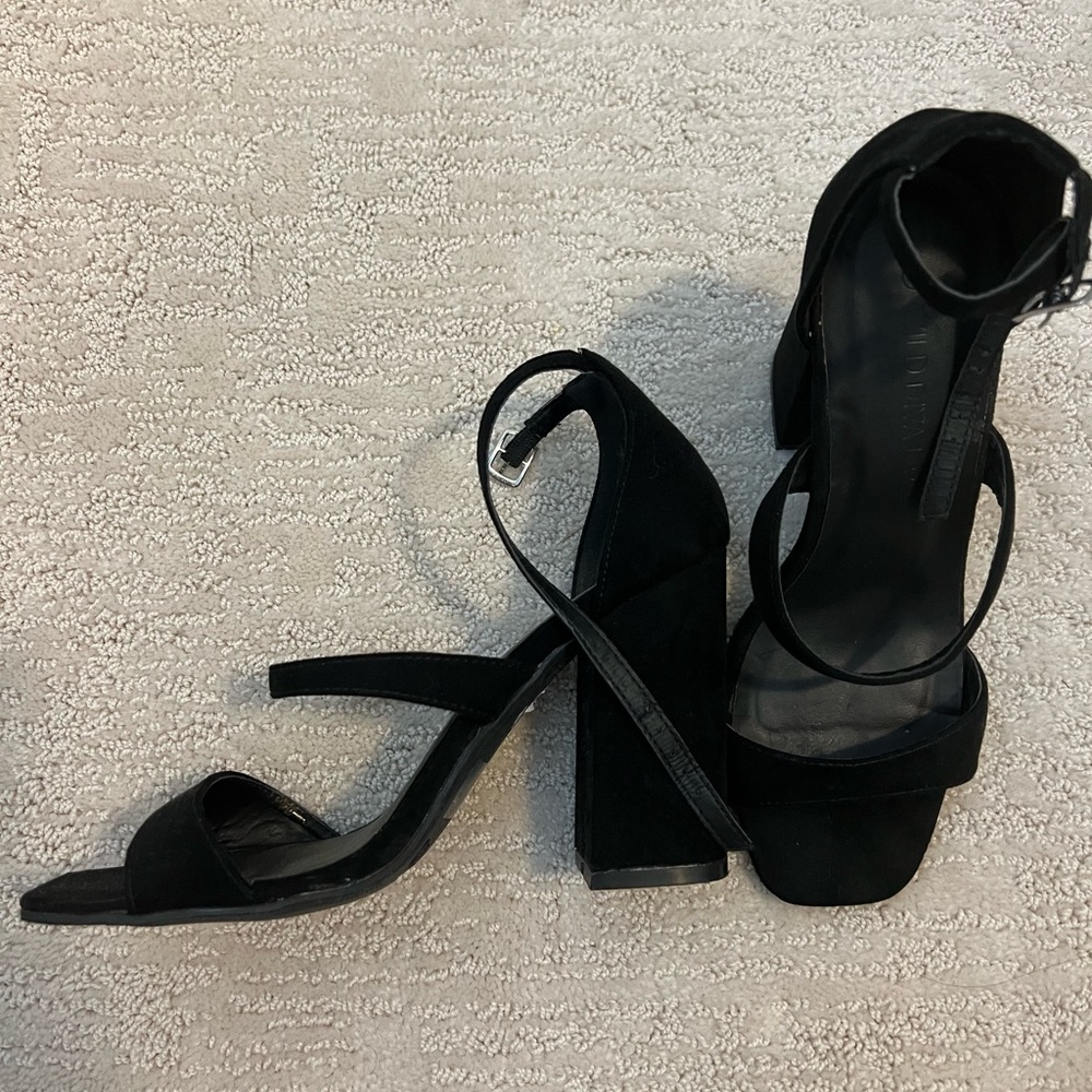 Platform block heels